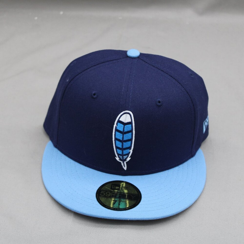 Blue Jay Feather Hat - Noble North Canada - Fitted 7 3/8
